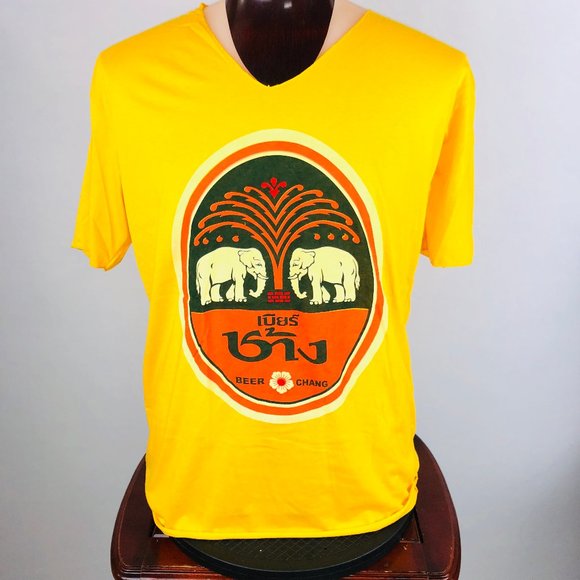 Thai Chang Beer Mens Graphic T Shirt - Picture 1 of 4